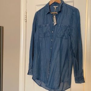 Lucky brand denim tunic NWT